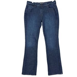 Levis Jeans‎ Womens 12L Long Blue 515 Bootcut Dark Wash 32x32 Cotton Stretch